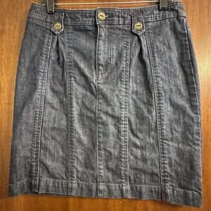 Pilcro And The Letterpress Skirt 29 Womens Denim Jean Skirt Classic Capsule